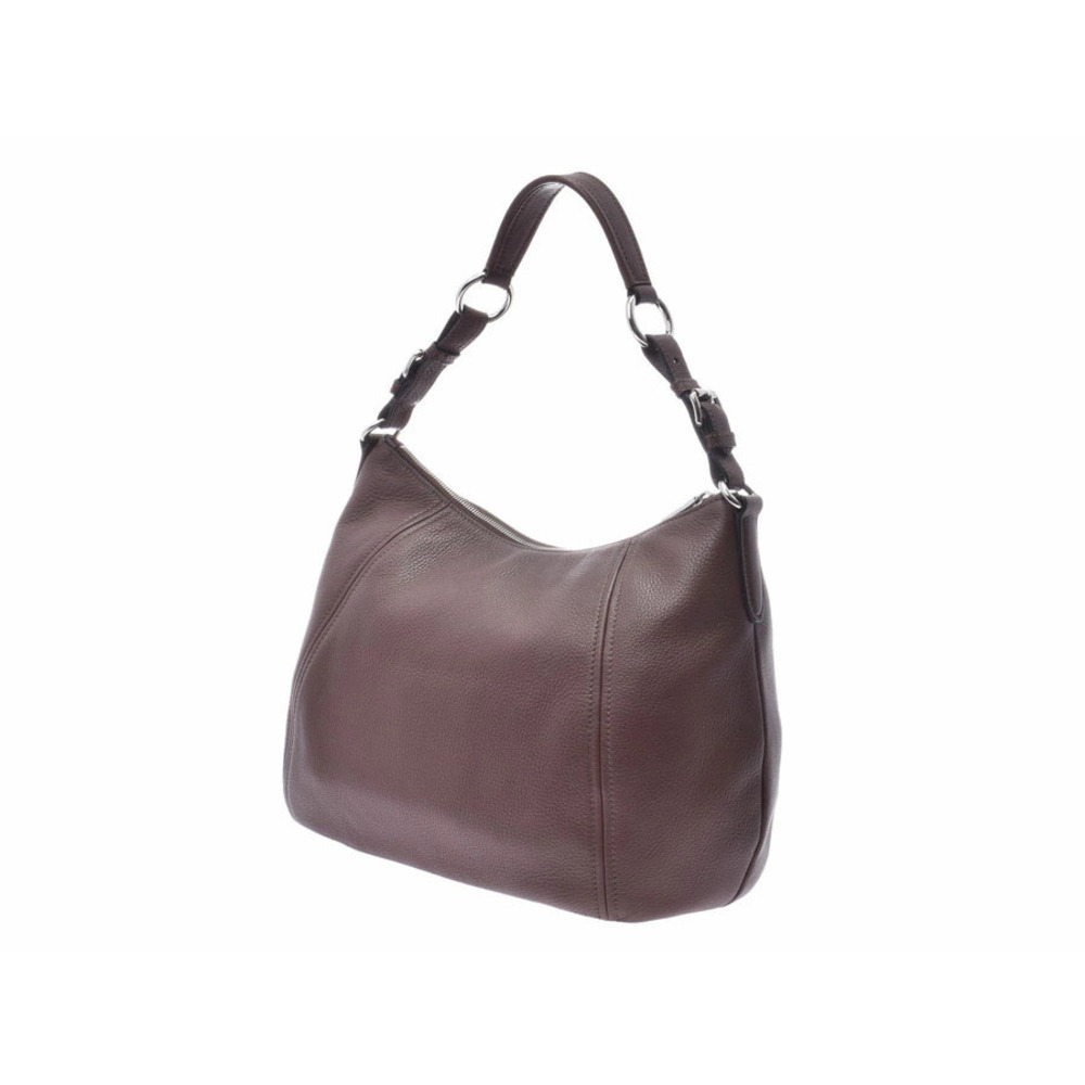 Prada Hobo Bag Brown Calfskin Card - Picture 2 of 9